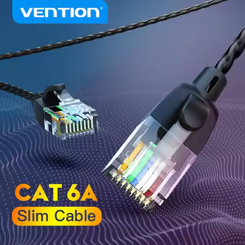 Vention Ethernet Cable Cat 6 A 10Gbps UTP RJ 45 Slim Ethernet Patch Cable Cat6 A Lan Patch Cord for 