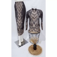 Batik couple/baju batik couple/batik set/batik Long Sleeve/Skirt set