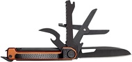 Gerber Pocket Knife with 7 Functions, Multitool with Smooth Blade, with Scissors and Saw, ArmBar Sco