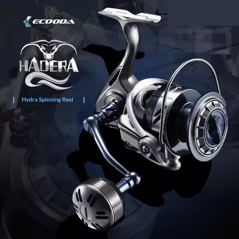 Ecooda Hadera Spinning Reel Carbon Left Right Interchangeable Aluminum Alloy Body Lightweight High S