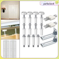 [Perfeclan4] 16Pcs Bifold Door Hardware Bifold Door Bottom Metal Pin Closet