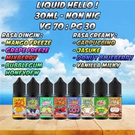 Liquid Hello 30Ml Rasa Enak Mantap Liquids Vape 30 Ml Liqwid Freebase