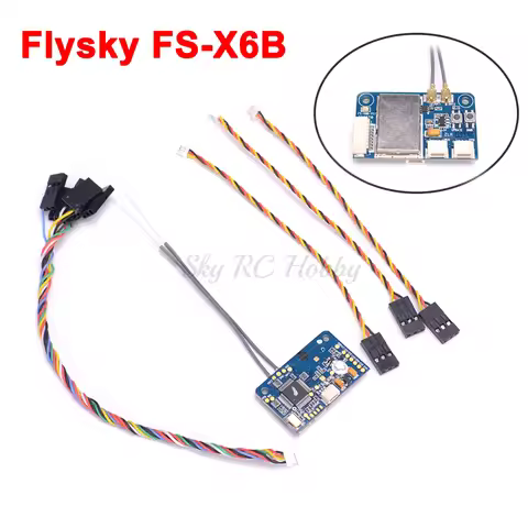 Original Flysky FS-X6B FS X6B 2.4G PPM i-BUS 6CH Receiver For Rc Quadcopter FS-I6X FS-i4 FS-i6 FS-i6