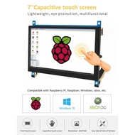 IPS 7Inch Screen AIDA64 LCD Display  mini pc Touch HDMI Module 1024 x 600 for Raspberry Pi 3 Pi4 PC 