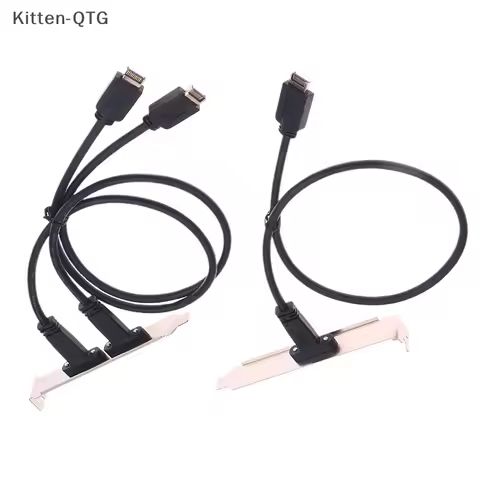 NEW 50cm USB 3.2 Front Panel Header Type-E To USB-C Type C Female Connector Extension Wire Cable TYP