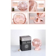 可充電迷你床上寢室 家用 便捷 辦公室桌面電風扇 隨身小型usb大風力夾子電扇 #0421