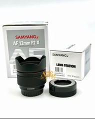 全新現貨✅ Samyang AF 12mm F2.0 X for Fujifilm X + Lens station 鏡頭升級器 Fuji X firmware updated 固件更新 Brand New (水貨) XF X-H1, X-S10, X-pro 1, X-pro 2, X-pro 3, X-E1, X-E2, X-E2s, X-E3, X-E4, X-T1, X-T2, X-T3, X-T4, X-T10, X-T20, X-T30