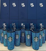 ly đính đá Starbucks tag thái bling blue
