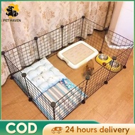 Dog Fence 35*35CM DIY Pet Fence Cat Rabbit Fence Pet Metal Wire Kennel