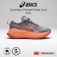 SEPATU RUNNING SuperBlast 2 Greyish/Purple Coral Reef