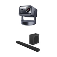 【セット買い】REGZA(レグザ) 4K プロジェクター Google TV搭載 V7R MAX 自動台形補正 光学ズーム + サウンドバー TS3100Q 3.1ch DolbyAtmos対応 Bl