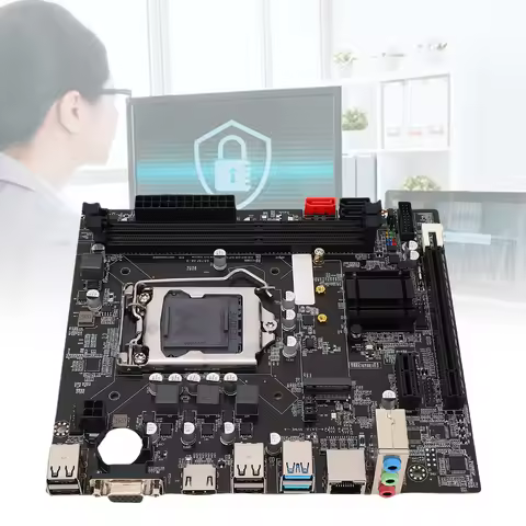 B75 Gaming Motherboard Dual Channel DDR3 Memory B75 PC Motherboard 2x8GB M.2 Interface for Core I3 I