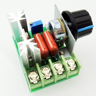 ตัวควบคุมแรงดันไฟฟ้า AC 220V 2000W โมดูลควบคุมการหรี่ไฟ LED โมดูลผู้ว่าการเครื่องควบคุมความเร็วมอเตอร์พลังแรงสูง2000W