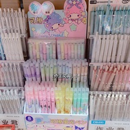 Sanrio Erasable Highlighter Double-Headed Cinnamon Dog Gemini Kuromi Student Key Marker Pen Color