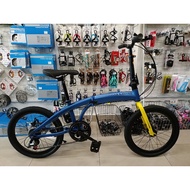 16" 20” coyote kronus steel 7 speed folding bike bicycle basikal lipat