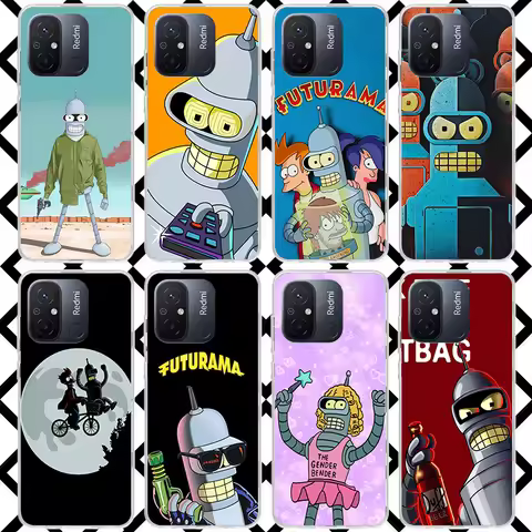 Cartoon F-Futuramas Phone Case for Xiaomi Redmi 14C 13C 13 12C 12 10C 10 10A 9C 9 9A 9T 8 8A 7 7A 6 