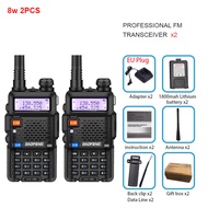 ABJKO Baofeng เครื่องรับส่งวิทยุ5R UV แบบพกพาวิทยุ Ham CB สองย่านความถี่ VHF ตัวรับส่งสัญญาณ UHF FM