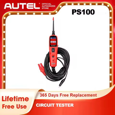 Autel PowerScan PS100 Auto Electrical Circuit AVO Meter Probe Kit 12V/24V Circuit Tester Automotive 
