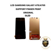 LCD SAMSUNG GALAXY A70/A705 SUPPORT FINGER PRINT ORIGINAL OLED