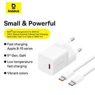 Baseus เครื่องชาร์จ GaN5 PD 30Wที่ชาร์จที่ชาร์จไฟรวดเร็ว USB C ชาร์จเร็ว4.0 3.0โทรศัพท์ที่ชาร์จสำหรั