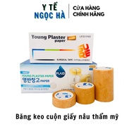 PLAID Young Plaster Paper 2.5cm x 9.1m, shaping cosmetic brown tape