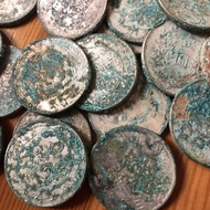 Collectibles Shenkeng Rust Silver Dollar Green Embroidered Silver Dollar Barrel Silver Dollar Random