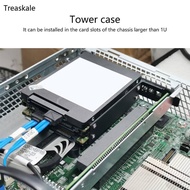 TREA Efficient Cooling SSD HDD Bracket SSD HDD Holder for Desktop PCI Card Slot