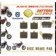 HUSQVARNA DISC BRAKE PADS SM 450R SM 610IE SMS 630 SRM 630 SM 701 SUPERMOTO 701 GOLD QUALITY HNL