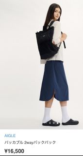AIGLE 背包 2-Way Backpack Black