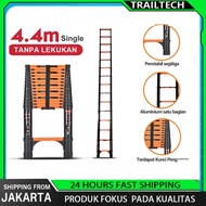 4.4M Telescopic Ladder Aluminum Folding Telescopic Single Ladder 4.4M Aluminum Folding Ladder