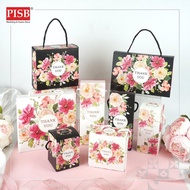 2138-45(10Pcs/Pkt) Flower Gift Box Goodies Box Doorgift Box Wedding Souvenir Box Kotak Pinggan Pirin