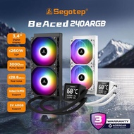 CPU Cooler Segotep Beaced 240 ARGB Intel AMD 240mm Matrix Display ARGB AIO Cooler