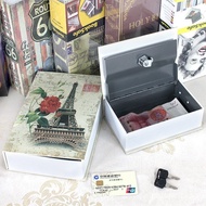 Creative Book Safe Box Colorful Print European Famous Works Safe Book Safe Box Money Box Large Size 