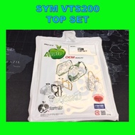 VTS200 TOP SET STD APPLE SYM VTS 200 TOP SET NP VTS200 GASKET HEAD BLOCK SET SYM VTS 200 TOP SET STD