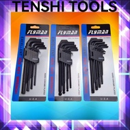 Flyman allen wrench set long 1.5mm-10mm Flyman Tools Supplier allen key set