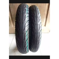 A pair of tubeless automatic tires size 80/90 90/90-14 all automatic federal brand