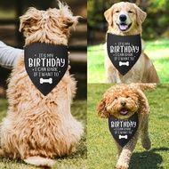 Dog Birthday Bandana It's My Birthday I Can Bark if I Want to Black Dog Bandana Dog Birthday Gift Fu