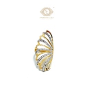 SABIHAHGOLD Ring Fashion 916/22K Original Gold (GR0002505)