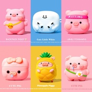 Pineapple Piggy Airpods Pro 2 Case Doughnut Airpods Case Silicone Airpods 3 Case Pink Pig Airpods Casing Airpods Cases