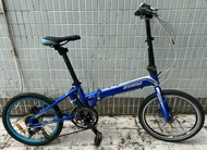 OYAMA AX 藍色 20 吋 21速 碟剎 折疊 單車 21 Speed Disc Brake Folding Bike HK$398.00