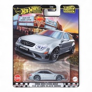 Hotwheels Premium | 2008 MERCEDES-BENZ CLK 63 AMG BLACK SERIES (Boulevard 126) Scale 1:64