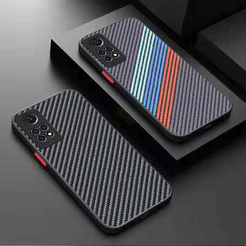 Carbon Fiber Print Case for Xiaomi Redmi 15 15C 14C 14R 13 13C 13X 12C 12 10 10A A5 A4 A3 Pro Turbo 