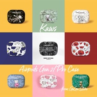 Kaws Cute Airpods Case Fashion Airpods 4 Case Bear Airpods Pro 2 Case Portable Airpods Gen3 Case Air