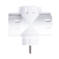 Krisbow 3-Way Electrical Plug 3-Way Plug Max Adapter 3500 Watt Power