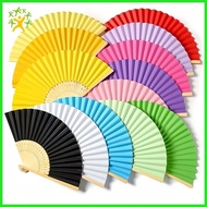 Bamboo Wood Folding Fan Handheld Cool Summer Folding Fans