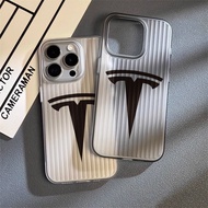 [New Year's Opening Promotion] Tesla Phone Case Corrugated Tesla Apple 16Promax Phone Case iPhone15 