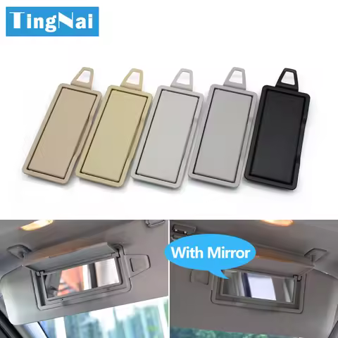 W204 X204 Car Front Sun Visor Mirror Makeup Sun Shade Cosmetic Mirror Cover For Mercedes BENZ C GLK 