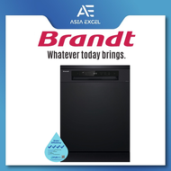 BRANDT BDF54DBA 15 PLACE SETTING FULL GLOSS BLACK 60CM FREE STANDING DISHWASHER
