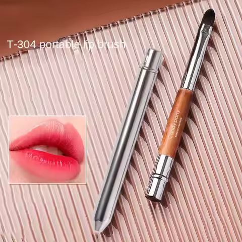 Beauty Make Up Tool Lip Gloss Brush Makeup Brush with Protect Cap Lady Lipstick Brush Cosmetic Brush