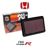 K&N Engine Air Filter 33-5070 Civic Type-R FK8